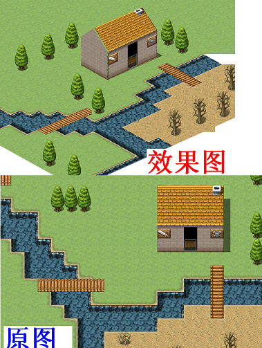 7 28日更新效果图 制作斜45度角的地图元件系统 Rpg Maker Vx 讨论区 Project1 Powered By Discuz